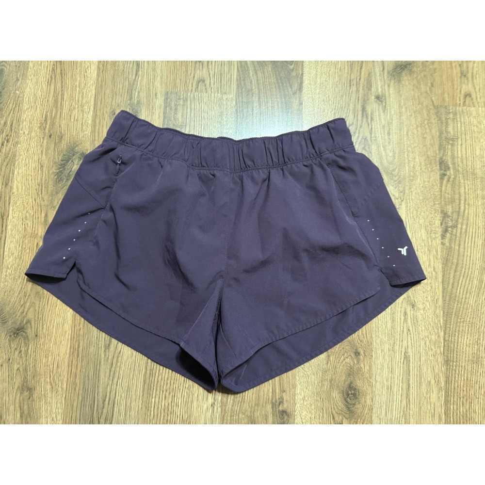Old Navy Shorts Women Size S Purple Active Running Quick Dry Dolphin Hem Pocket